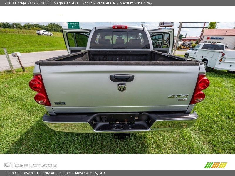 Bright Silver Metallic / Medium Slate Gray 2008 Dodge Ram 3500 SLT Mega Cab 4x4