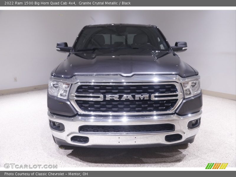 Granite Crystal Metallic / Black 2022 Ram 1500 Big Horn Quad Cab 4x4
