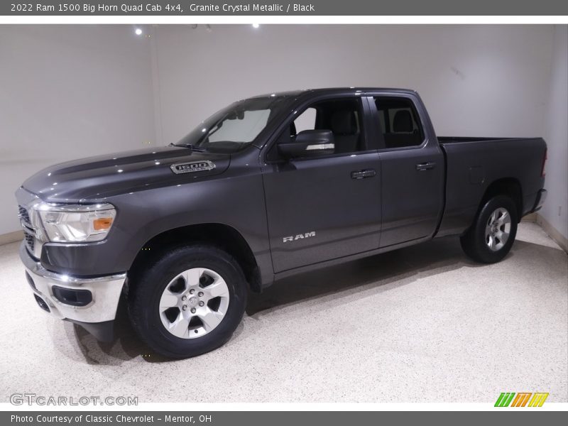Granite Crystal Metallic / Black 2022 Ram 1500 Big Horn Quad Cab 4x4