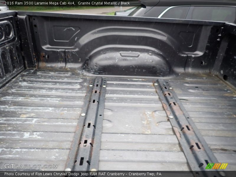 Granite Crystal Metallic / Black 2016 Ram 3500 Laramie Mega Cab 4x4