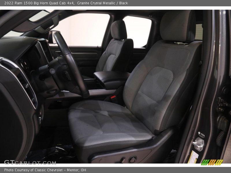 Granite Crystal Metallic / Black 2022 Ram 1500 Big Horn Quad Cab 4x4
