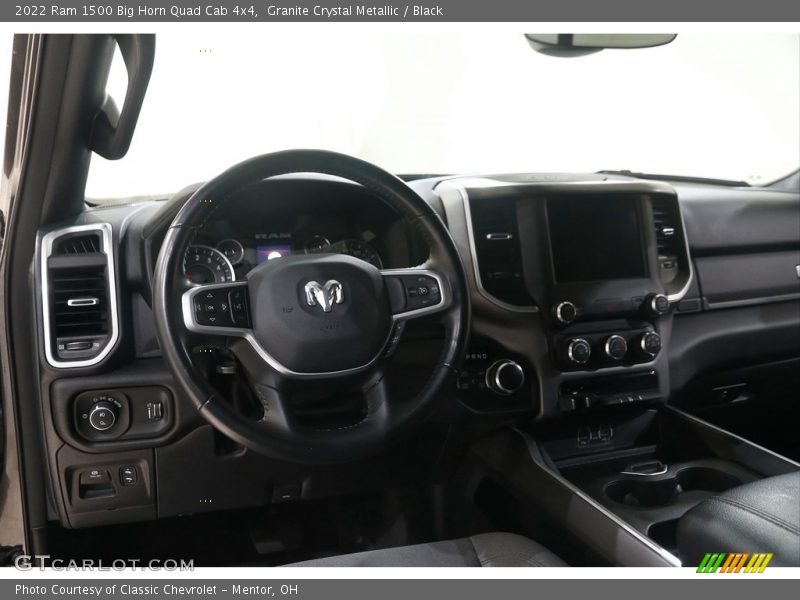 Granite Crystal Metallic / Black 2022 Ram 1500 Big Horn Quad Cab 4x4