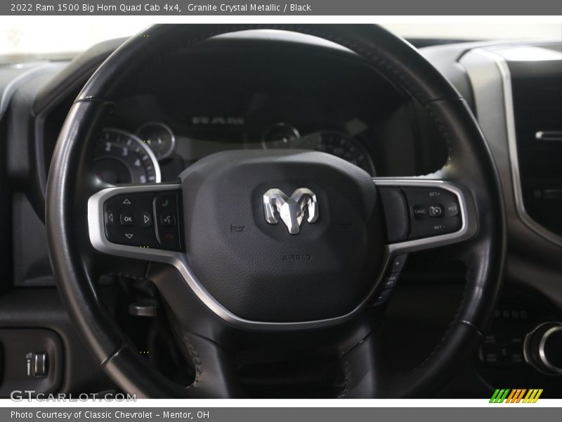 Granite Crystal Metallic / Black 2022 Ram 1500 Big Horn Quad Cab 4x4