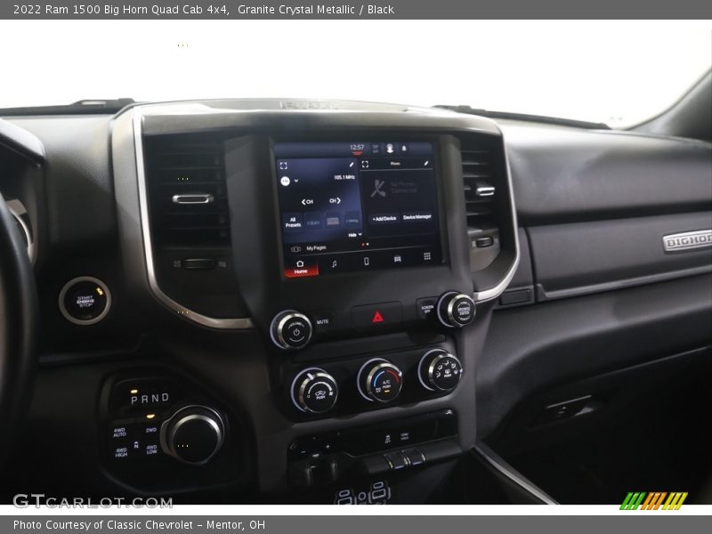 Granite Crystal Metallic / Black 2022 Ram 1500 Big Horn Quad Cab 4x4