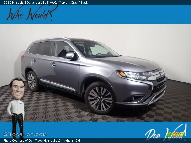 Mercury Gray / Black 2020 Mitsubishi Outlander SEL S-AWC