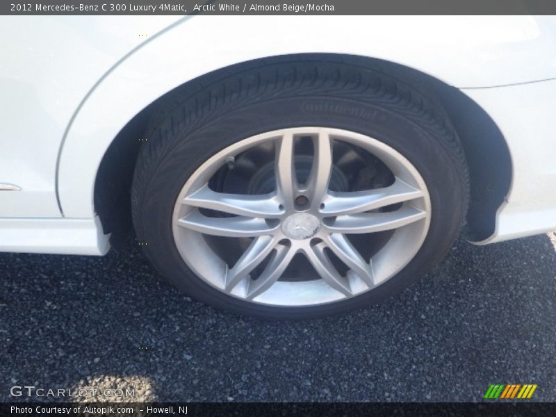 Arctic White / Almond Beige/Mocha 2012 Mercedes-Benz C 300 Luxury 4Matic