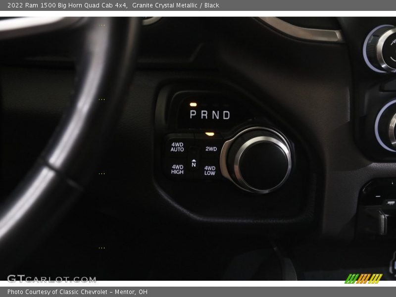 Granite Crystal Metallic / Black 2022 Ram 1500 Big Horn Quad Cab 4x4