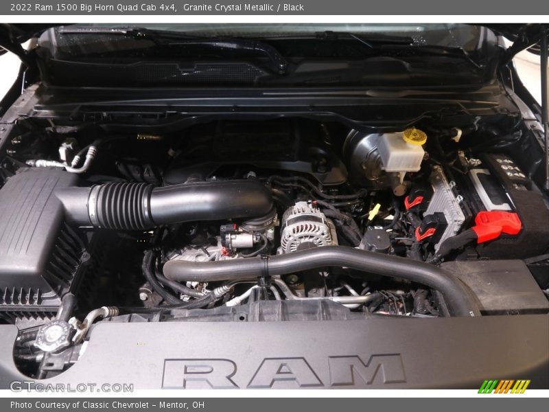 Granite Crystal Metallic / Black 2022 Ram 1500 Big Horn Quad Cab 4x4