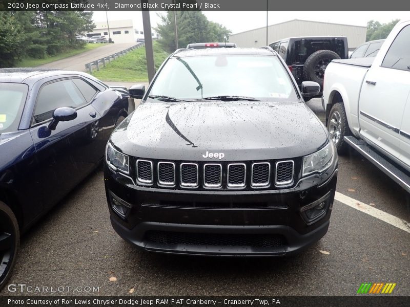 Diamond Black Crystal Pearl / Black 2020 Jeep Compass Latitude 4x4