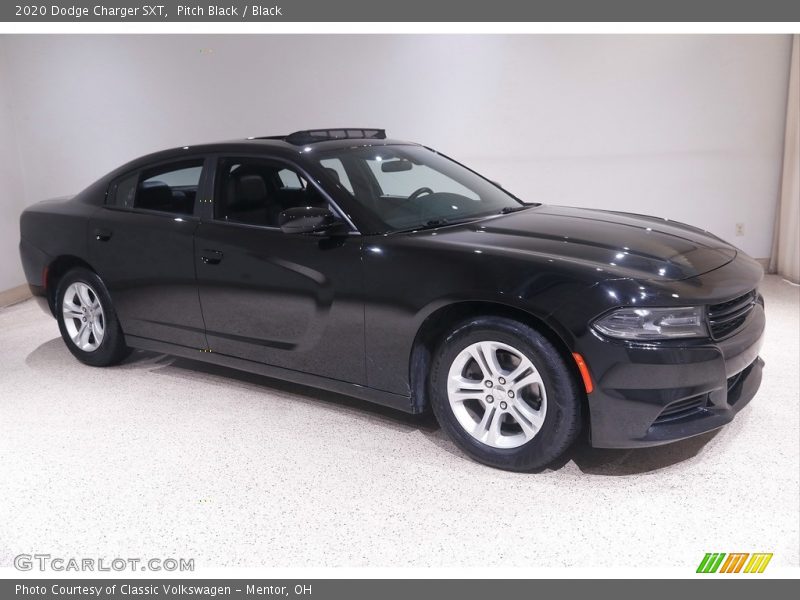 Pitch Black / Black 2020 Dodge Charger SXT
