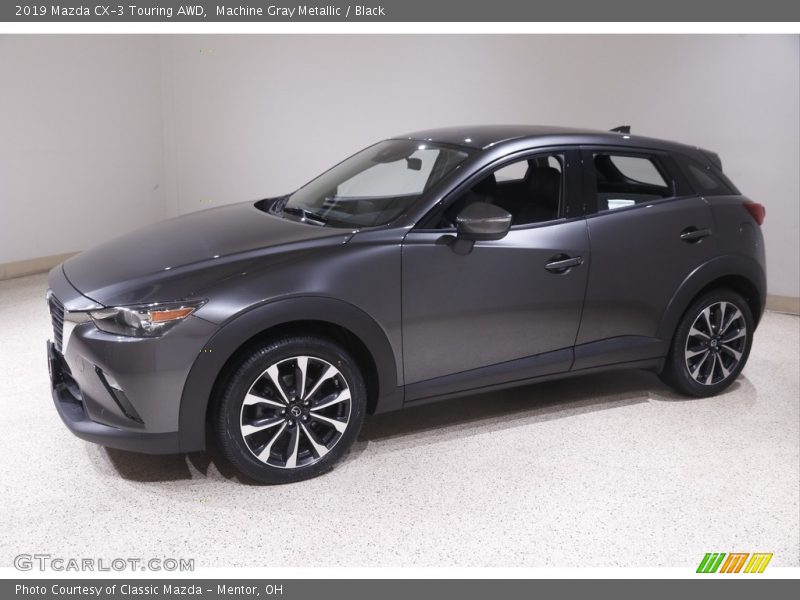 Machine Gray Metallic / Black 2019 Mazda CX-3 Touring AWD