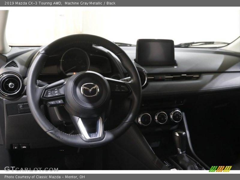 Machine Gray Metallic / Black 2019 Mazda CX-3 Touring AWD