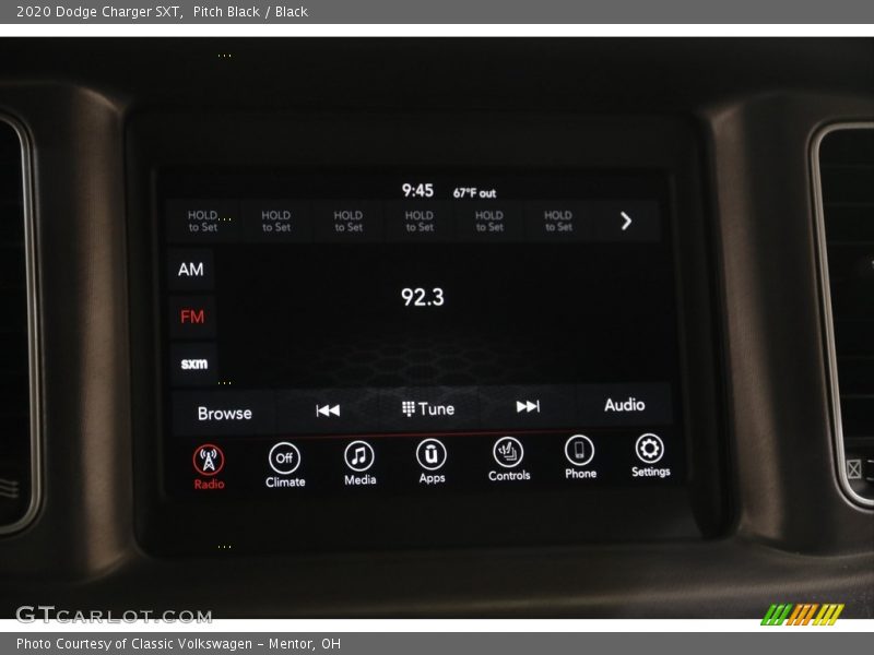 Pitch Black / Black 2020 Dodge Charger SXT