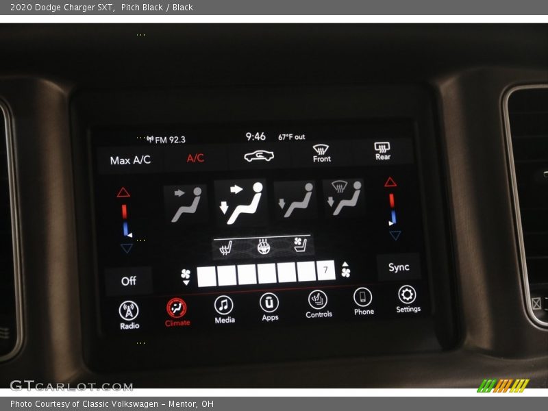 Pitch Black / Black 2020 Dodge Charger SXT