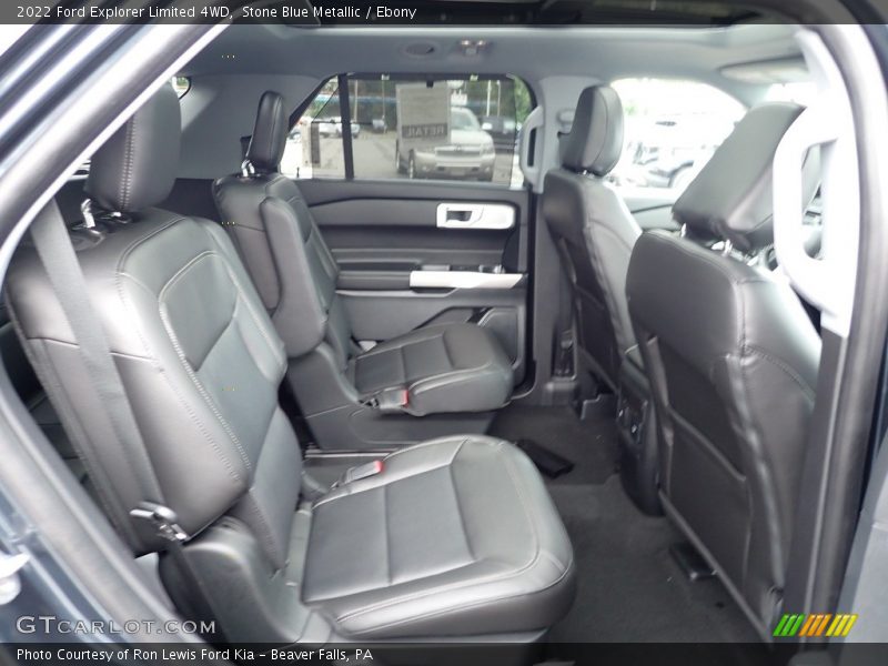 Rear Seat of 2022 Explorer Limited 4WD