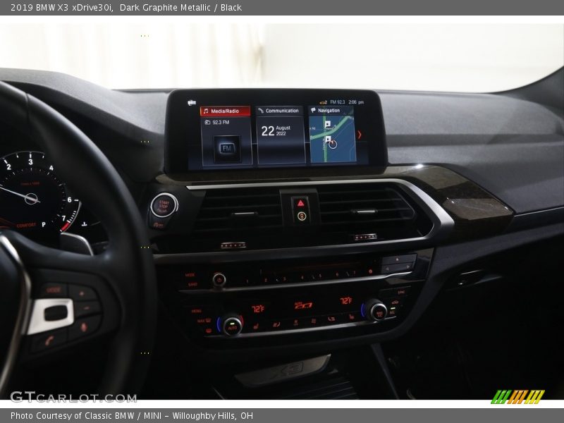 Dark Graphite Metallic / Black 2019 BMW X3 xDrive30i