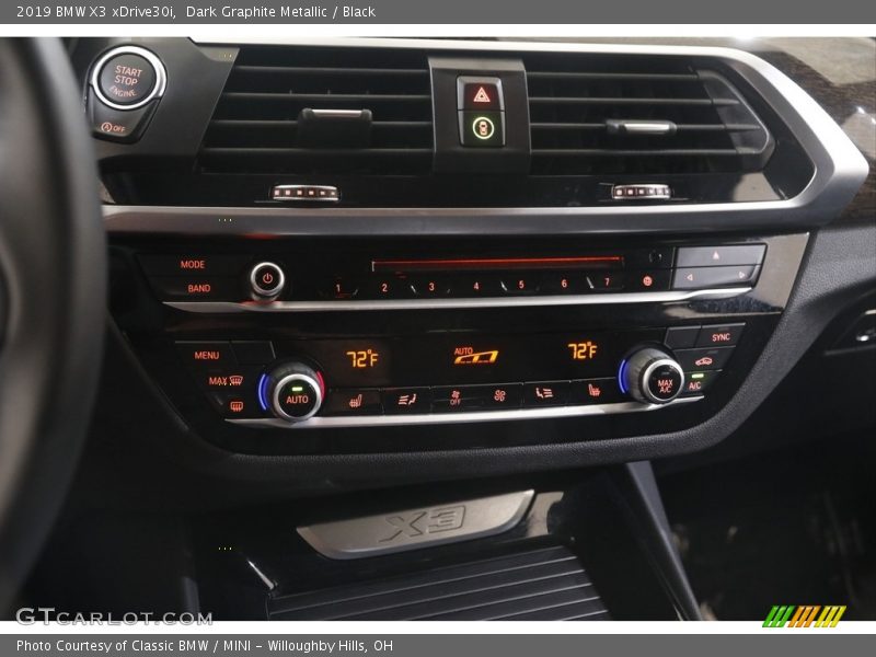 Dark Graphite Metallic / Black 2019 BMW X3 xDrive30i