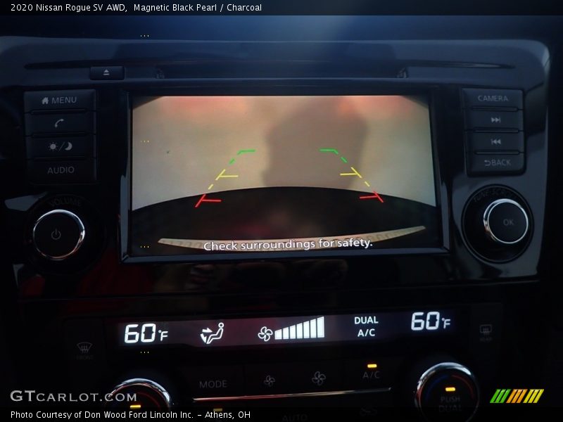 Magnetic Black Pearl / Charcoal 2020 Nissan Rogue SV AWD
