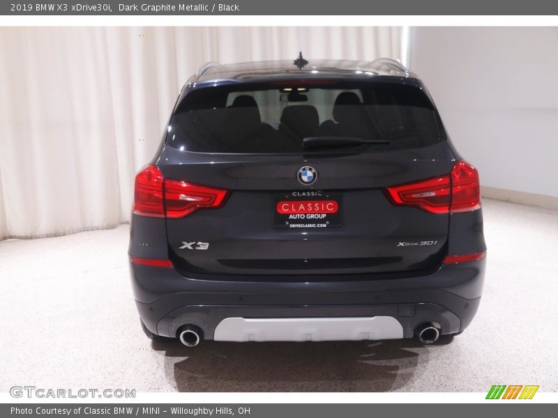 Dark Graphite Metallic / Black 2019 BMW X3 xDrive30i
