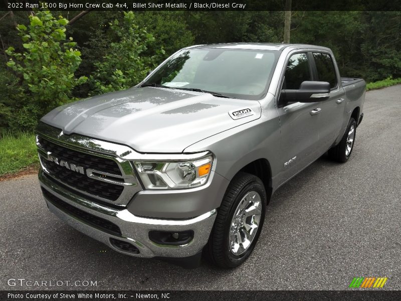 Billet Silver Metallic / Black/Diesel Gray 2022 Ram 1500 Big Horn Crew Cab 4x4