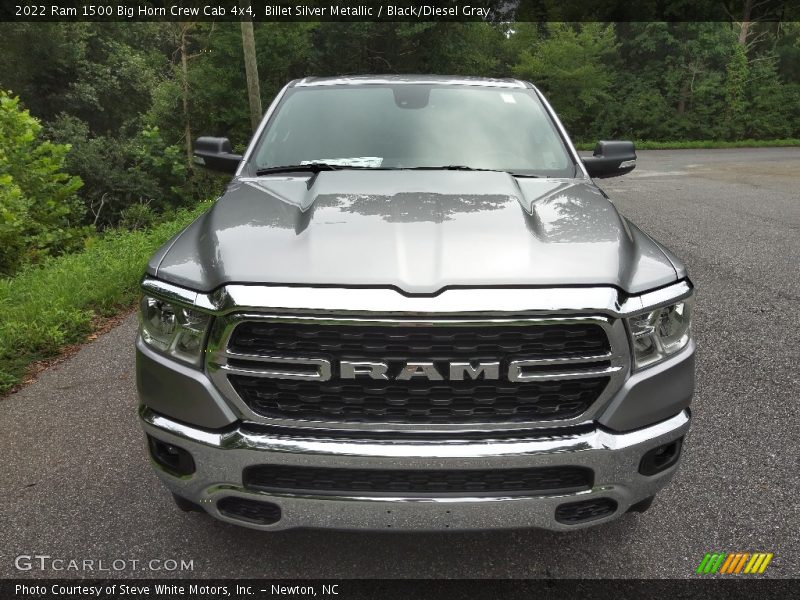 Billet Silver Metallic / Black/Diesel Gray 2022 Ram 1500 Big Horn Crew Cab 4x4