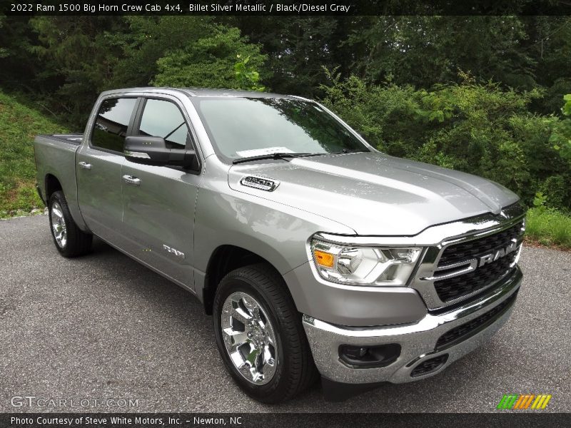 Billet Silver Metallic / Black/Diesel Gray 2022 Ram 1500 Big Horn Crew Cab 4x4
