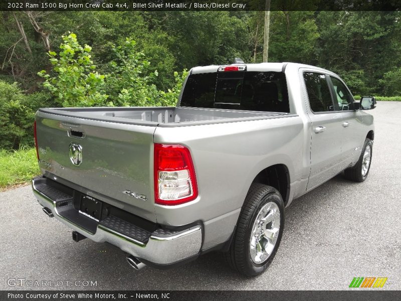 Billet Silver Metallic / Black/Diesel Gray 2022 Ram 1500 Big Horn Crew Cab 4x4