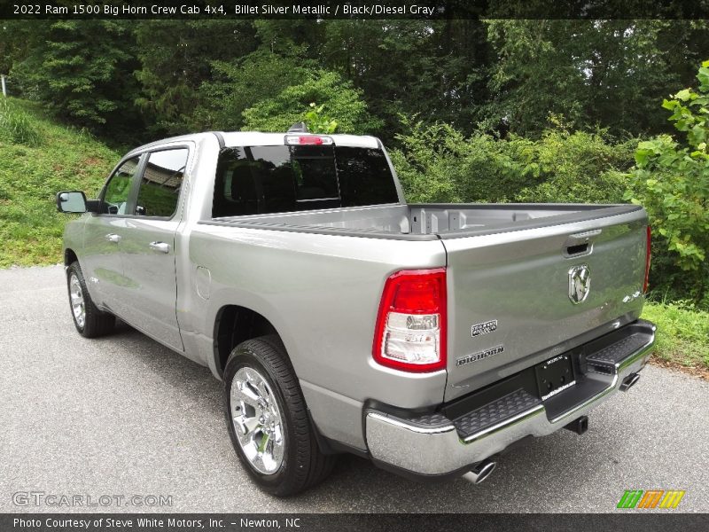 Billet Silver Metallic / Black/Diesel Gray 2022 Ram 1500 Big Horn Crew Cab 4x4
