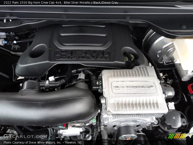 Billet Silver Metallic / Black/Diesel Gray 2022 Ram 1500 Big Horn Crew Cab 4x4