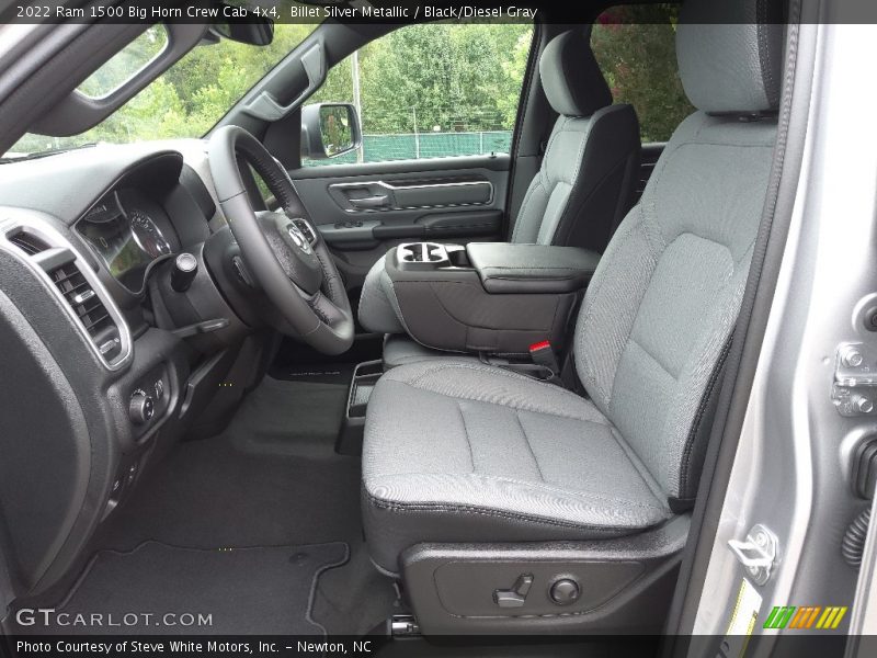 Billet Silver Metallic / Black/Diesel Gray 2022 Ram 1500 Big Horn Crew Cab 4x4