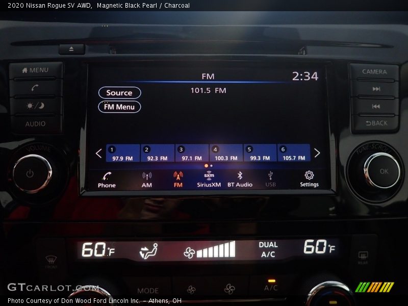Magnetic Black Pearl / Charcoal 2020 Nissan Rogue SV AWD