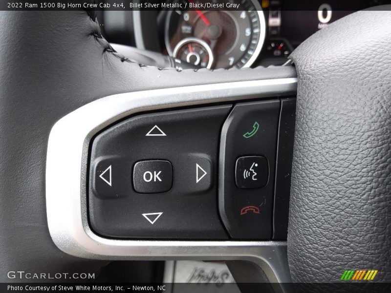 Billet Silver Metallic / Black/Diesel Gray 2022 Ram 1500 Big Horn Crew Cab 4x4