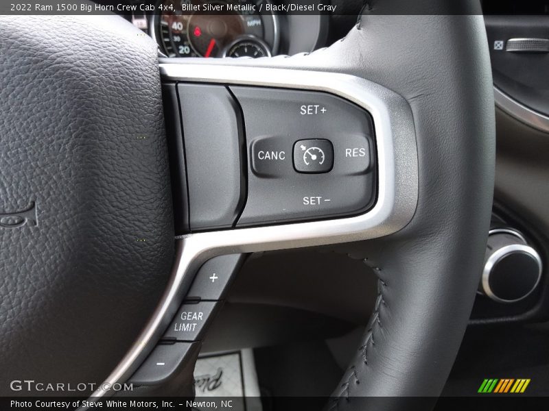 Billet Silver Metallic / Black/Diesel Gray 2022 Ram 1500 Big Horn Crew Cab 4x4