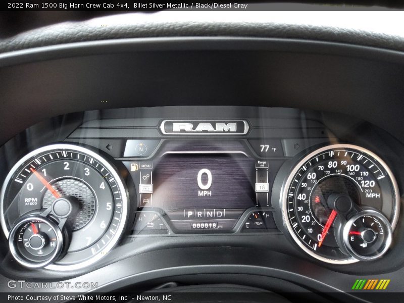 Billet Silver Metallic / Black/Diesel Gray 2022 Ram 1500 Big Horn Crew Cab 4x4