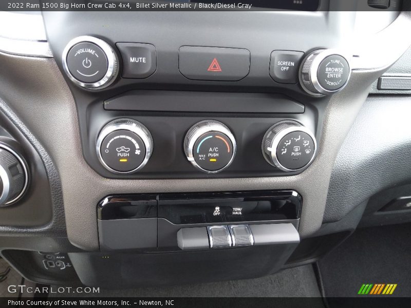 Billet Silver Metallic / Black/Diesel Gray 2022 Ram 1500 Big Horn Crew Cab 4x4