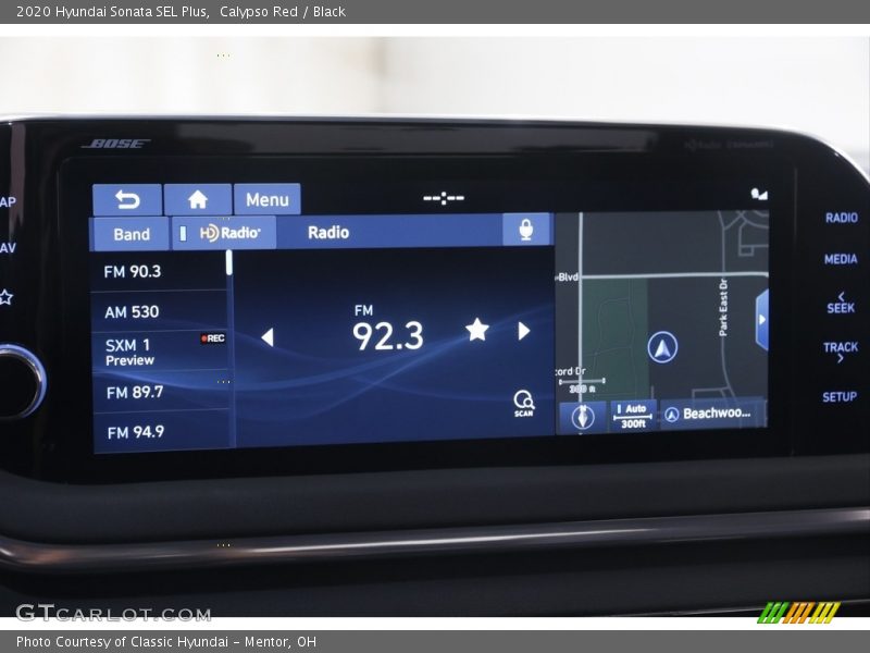 Calypso Red / Black 2020 Hyundai Sonata SEL Plus