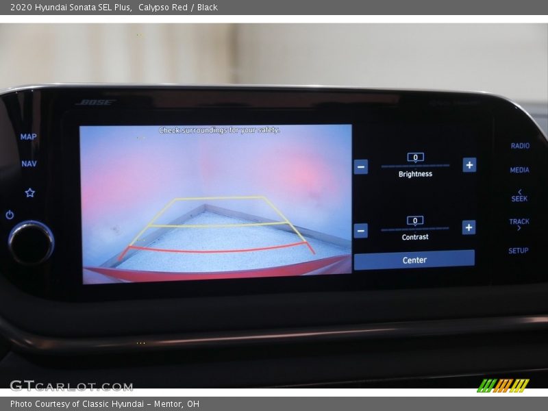 Calypso Red / Black 2020 Hyundai Sonata SEL Plus