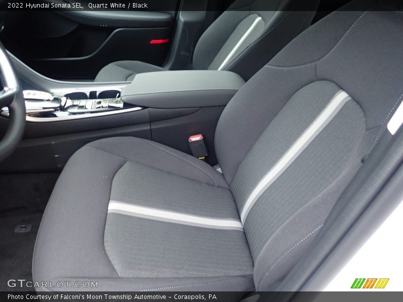 Quartz White / Black 2022 Hyundai Sonata SEL