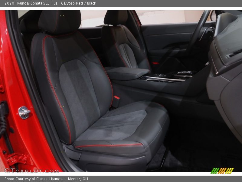Calypso Red / Black 2020 Hyundai Sonata SEL Plus