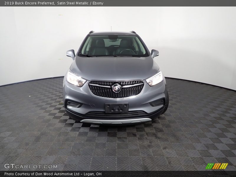 Satin Steel Metallic / Ebony 2019 Buick Encore Preferred