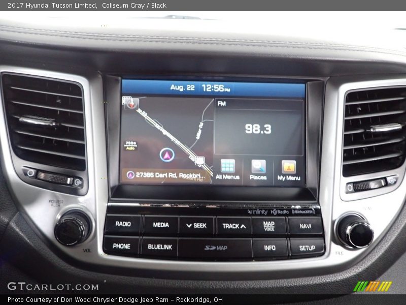 Coliseum Gray / Black 2017 Hyundai Tucson Limited