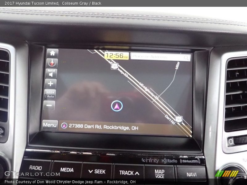 Coliseum Gray / Black 2017 Hyundai Tucson Limited