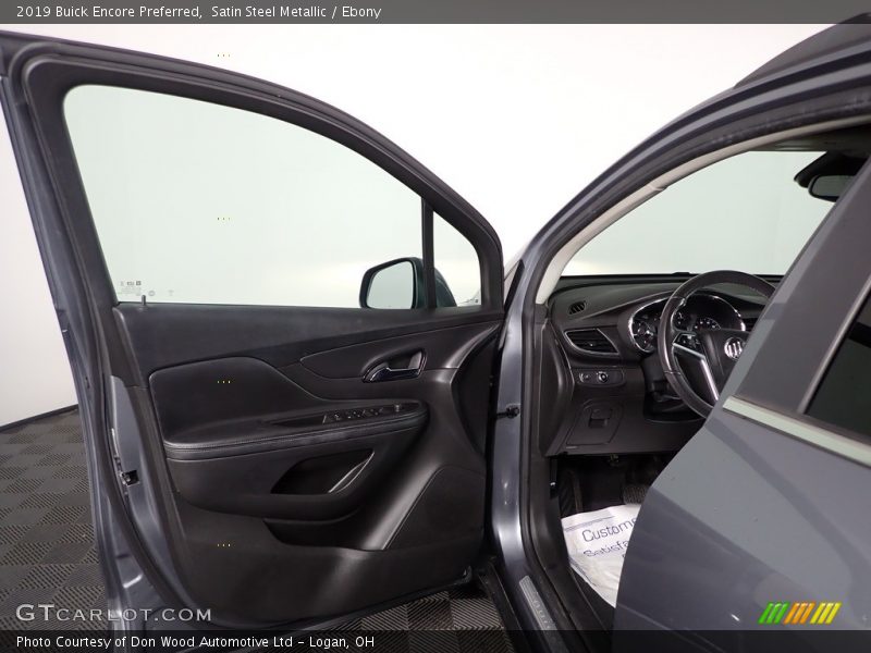 Satin Steel Metallic / Ebony 2019 Buick Encore Preferred