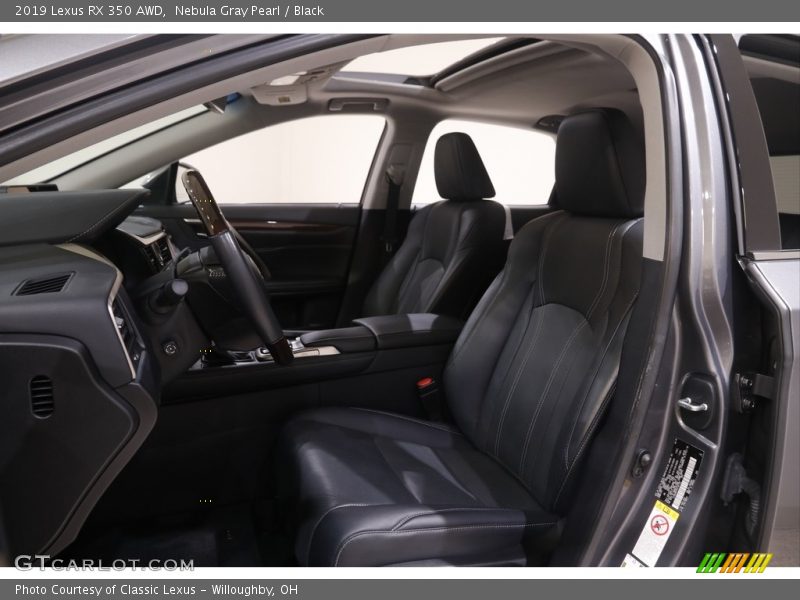 Nebula Gray Pearl / Black 2019 Lexus RX 350 AWD