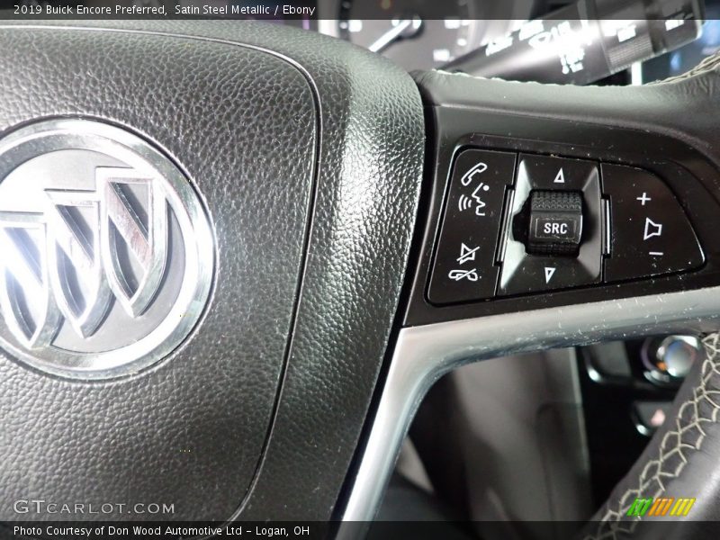 Satin Steel Metallic / Ebony 2019 Buick Encore Preferred