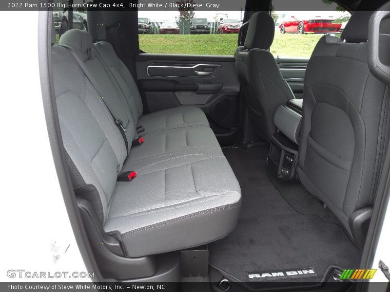 Bright White / Black/Diesel Gray 2022 Ram 1500 Big Horn Crew Cab 4x4