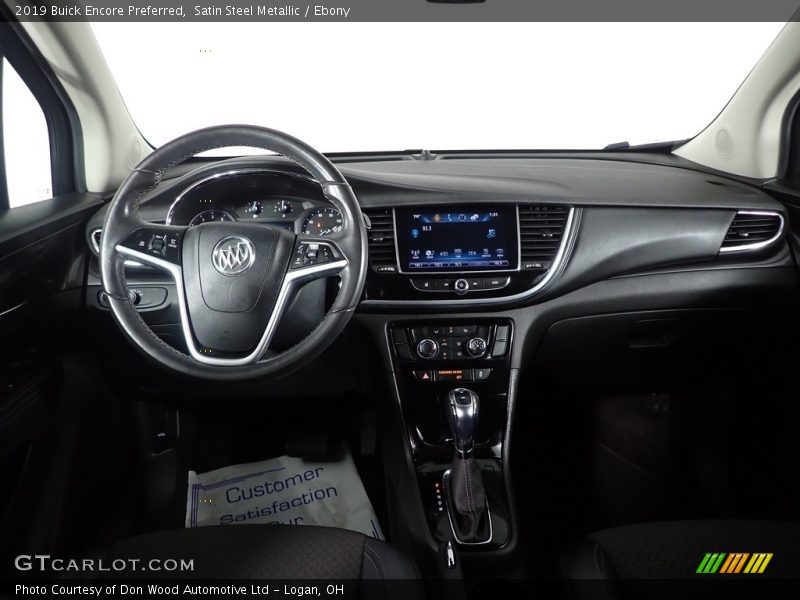 Satin Steel Metallic / Ebony 2019 Buick Encore Preferred