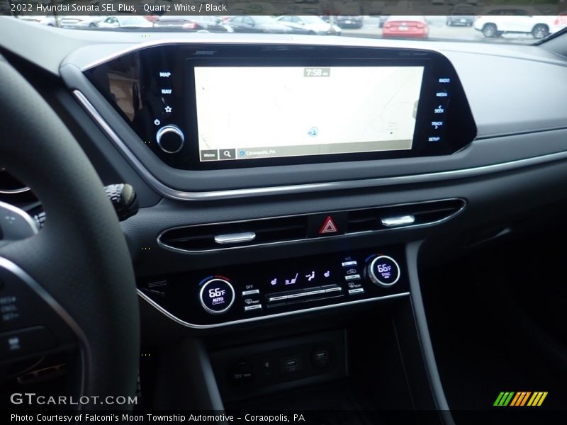 Quartz White / Black 2022 Hyundai Sonata SEL Plus