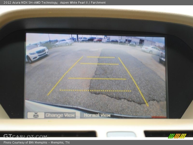Aspen White Pearl II / Parchment 2012 Acura MDX SH-AWD Technology