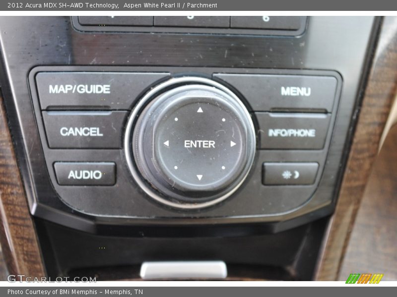 Aspen White Pearl II / Parchment 2012 Acura MDX SH-AWD Technology